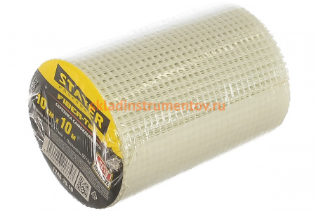 Самоклеящаяся серпянка STAYER FIBER-Tape, 10 см х 10м, Professional 1246-10-10
