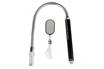 Зеркало на гибком стержне KING TONY 450 мм, магнит, подсветка 9TQ02
