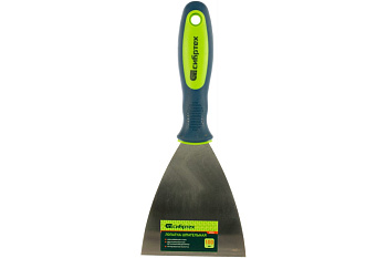 Шпательная лопатка из нержавеющей стали, 100 мм, 2-компонентная ручка СИБРТЕХ 85526