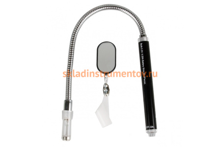 Зеркало на гибком стержне KING TONY 450 мм, магнит, подсветка 9TQ02