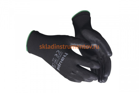 Перчатки с полиуретановым покрытием HAUPA размер 10, черные, 1 пара 120300/10