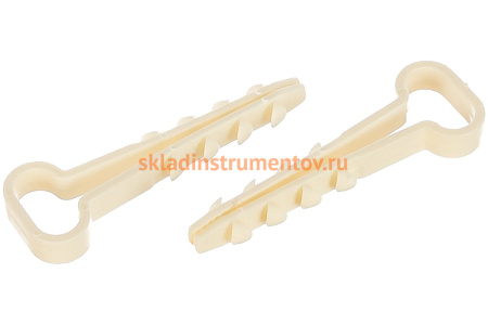 Дюбель-хомут для плоского кабеля Зубр ДХ-П, 12 мм, 100 шт, нейлоновый 30912-12