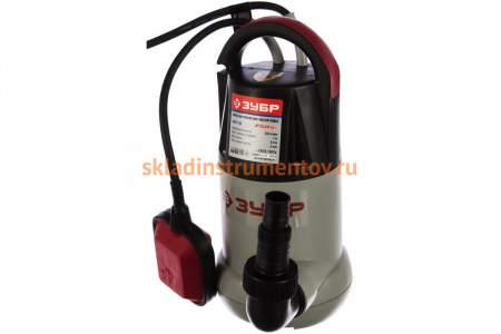 Погружной дренажный насос ЗУБР ЗНПЧ-750