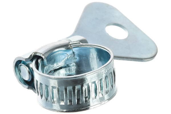 Металлические, червячные хомуты СИБРТЕХ 10-16мм, ширина 10мм, W1, с металлическим ключом, 2шт 476487