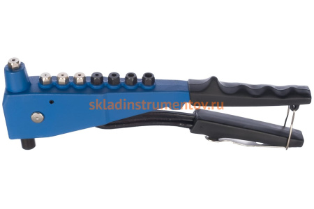 Литой усиленный заклепочник ЗУБР ЭКСПЕРТ для вытяжных и резьбовых заклепок 31196