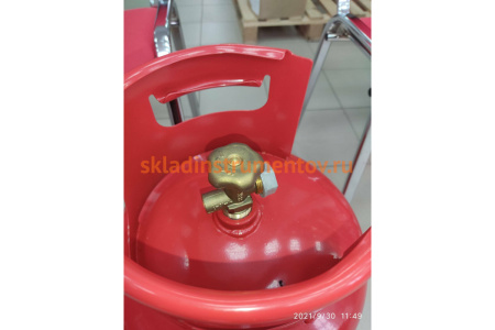 Баллон пропановый 27 л с вентилем ВБК НЗГА с предохранительным клапаном Спец СВ-БАЛ27ВБКН