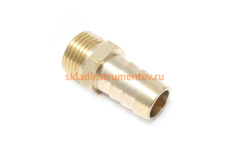 Штуцер пневматический наружная резьба 1/2- елочка 18 мм ROCKFORCE RF-MH08/12