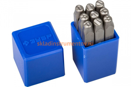 Клейма "ЭКСПЕРТ" цифры арабские, шрифт 5мм Зубр 21501-05_z01