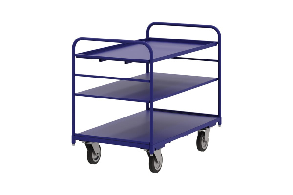 Тележка RUSKLAD платформенная с двумя ручками ТЯ 3 (600x1000) d125мм Тележка RUSKLAD платформенная с двумя ручками ТЯ 3 (600x1000) d125мм