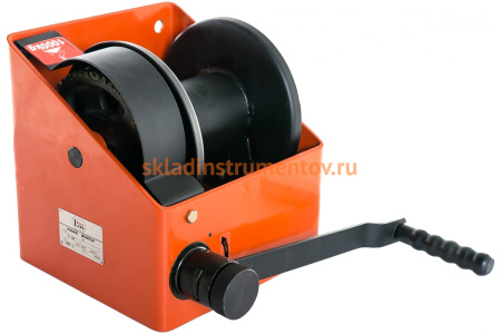 Ручная лебедка с червячным редуктором без каната EURO-LIFT VS-1000 00005193 (г/п 1000 кг)