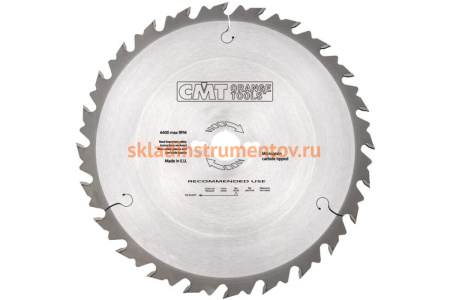 Диск пильный по дереву (300х30х3.2/2.2 мм; Z=24) CMT 293.024.12M
