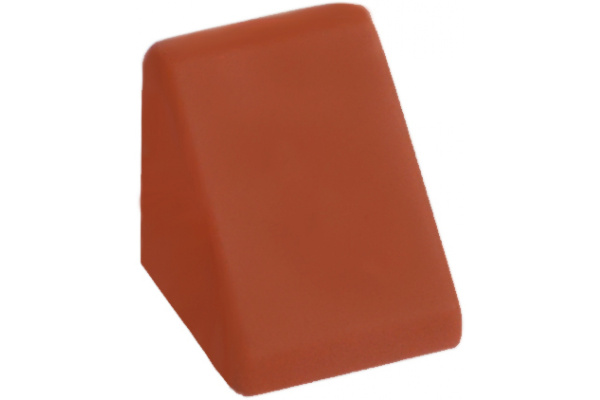 Уголок пирамида с заглушкой MFK-TORG 20х20х17 красное дерево светлое 20 20 17 3