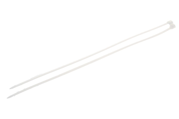 Нейлоновые хомуты Зубр белые, 7.6x400 мм, 50 шт. 309010-76-400