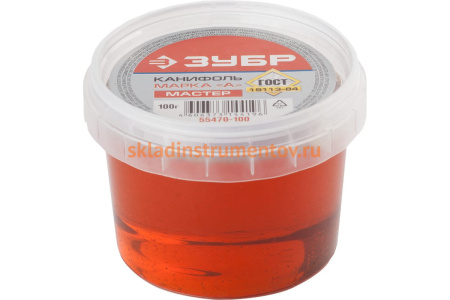 Канифоль (100 г) для паяльных работ Зубр 55470-100 Канифоль (100 г) для паяльных работ Зубр 55470-100