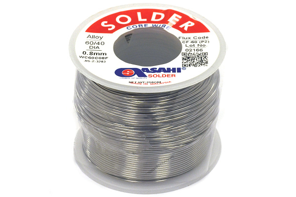 Припой (0.8 мм, 0.25 кг, Sn60/Pb40, CF60 флюс RA) ASAHI 00-00004398