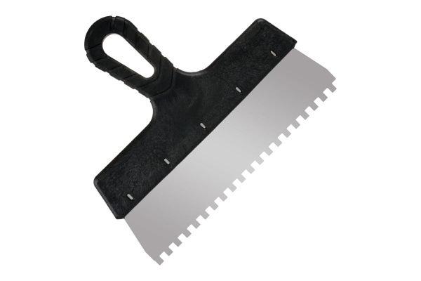 Фасадный зубчатый шпатель (250 мм, зуб.6x6 мм) РемоКолор Мастер 12-7-250