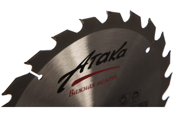 Диск пильный по дереву (216х30 мм; 24T; б/рез) АТАКА 8078790