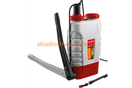 Ранцевый опрыскиватель GRINDA KS-12, 12 л, телескопический алюминиевый удлинитель 425217