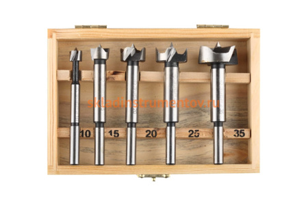 Набор сверл Форстнера по дереву (5 шт.) Зубр 2994-H5