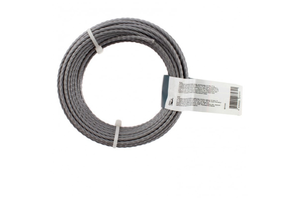 Леска для триммера квадратная витая армированная (2.4 мм; 10 м) СИБРТЕХ 961995