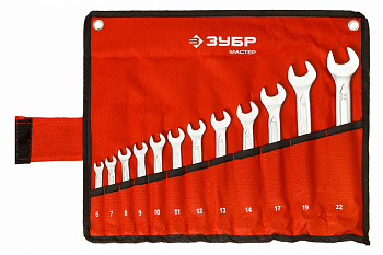 Набор комбинированных гаечных ключей 12 шт 6 - 22 мм Зубр 27087-H12_z01