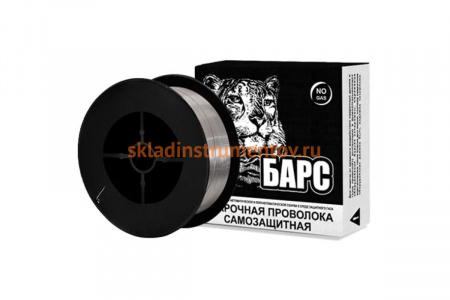 Проволока порошковая самозащитная E71T-11 (0.8 мм; 0.5 кг) Барс СВ000009280