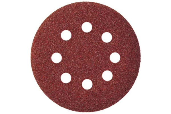 Круг шлифовальный на липучке для обработки древесины и металла (125 мм; Р150; 8 отверстий) KLINGSPOR 89494