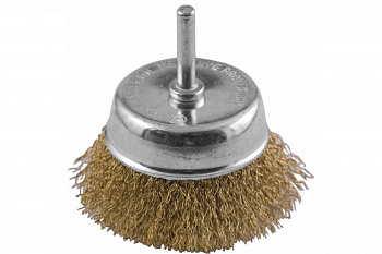 Чашечная корщетка для дрели Курс со шпилькой 65 мм 38467