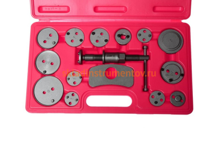Набор для ввинчивания поршня тормозного цилиндра, 15 предметов JTC 1613A
