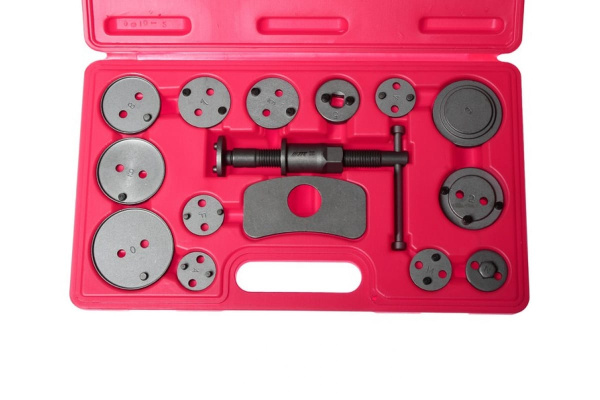 Набор для ввинчивания поршня тормозного цилиндра, 15 предметов JTC 1613A