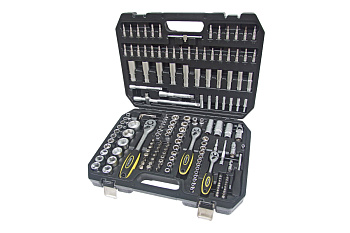 Набор инструмента ЭВРИКА 1*4"&1*2", DR, 6-гранный, 172 предмета ER-80172