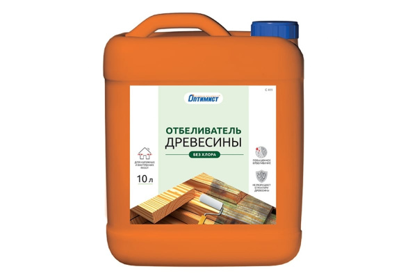 Отбеливатель Оптимист С411 без хлора, 10 л 00-00001530