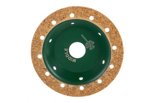 Чашка по дереву плоская Grand шаг 4 Middle 125 мм TRIO-DIAMOND 390004