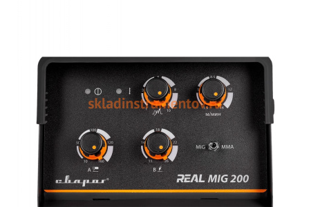 Сварочный инвертор Сварог MIG 200 REAL N24002N Black маска+краги 95883