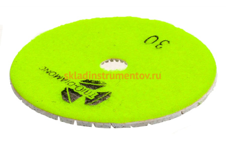 Круг алмазный гибкий шлифовальный Черепашка № 30 125 мм TRIO-DIAMOND 350030