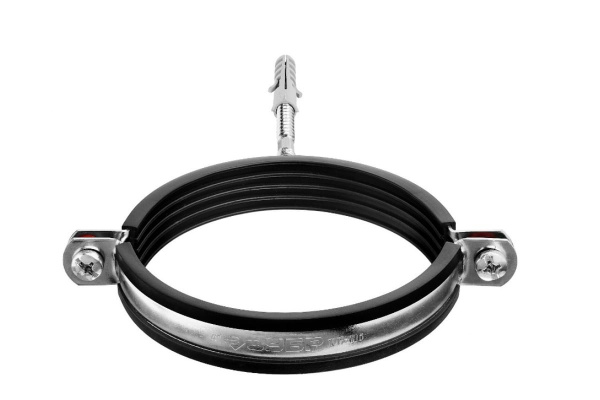 Трубный хомут с гайкой ЗУБР оцинкованный,1 1/4" 37866-40-45