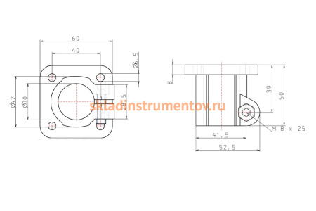 Зажим опор KIPP K0477.30