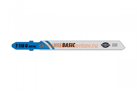 Пилка лобзиковая T 118 G (5 шт; HSS) HAWERA F00Y240526