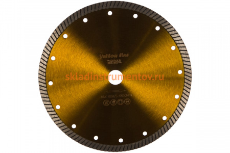 Диск алмазный турбо YL по бетону 230D-2.5T-10W-22.2 MESSER 01-36-230