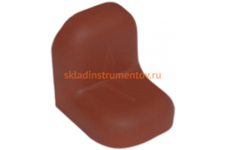 Уголок с заглушкой MFK-TORG 20х20х16х1.2 красное дерево темное 8 20 20 8