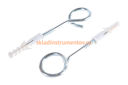 Распорный дюбель Зубр МАСТЕР с шурупом-кольцом, 12 х 60 / 8 х 135 мм, 15 шт 30695-12-60