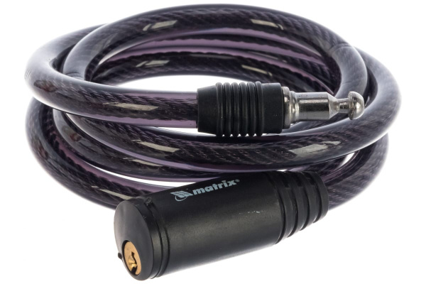 Тросовый универсальный замок MATRIX, 10 х 1200 мм 91833