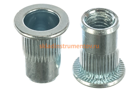 Заклепки резьбовые стальные (50 шт; M6х15.5 мм) КОБАЛЬТ 791-509