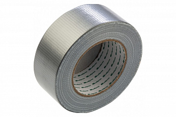 Клейкая армированная лента СИБРТЕХ 48мм х 50м, серебро 888895