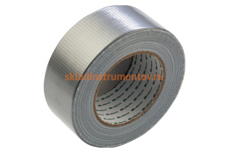Клейкая армированная лента СИБРТЕХ 48мм х 50м, серебро 888895