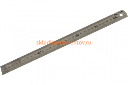 Измерительная металлическая линейка 300х25.4 Micron МИК 34311