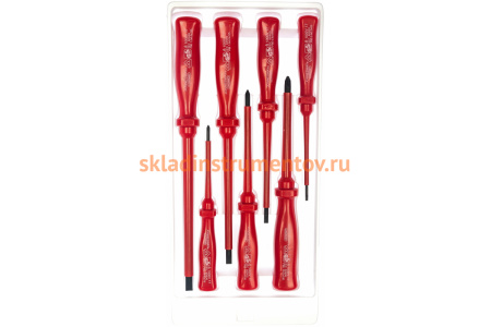 Набор диэлектрических отверток Jonnesway SL0, PH D02AC07S