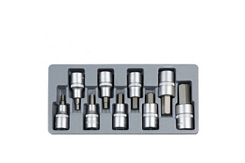 Набор 6-гранных головок-бит 4-17мм FORCE 4101