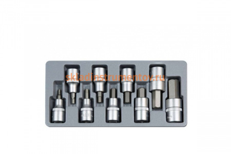 Набор 6-гранных головок-бит 4-17мм FORCE 4101