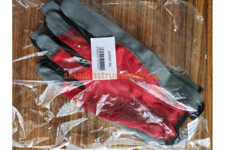 Трикотажные перчатки Jeta Safety Motor красный/белый JLE621-9/L Трикотажные перчатки Jeta Safety Motor красный/белый JLE621-9/L